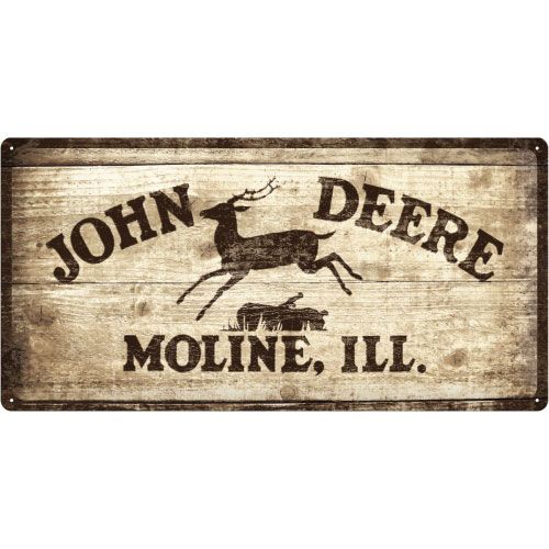 Blechschild 27001 John Deere Logo 1937-25 X 50 cm 