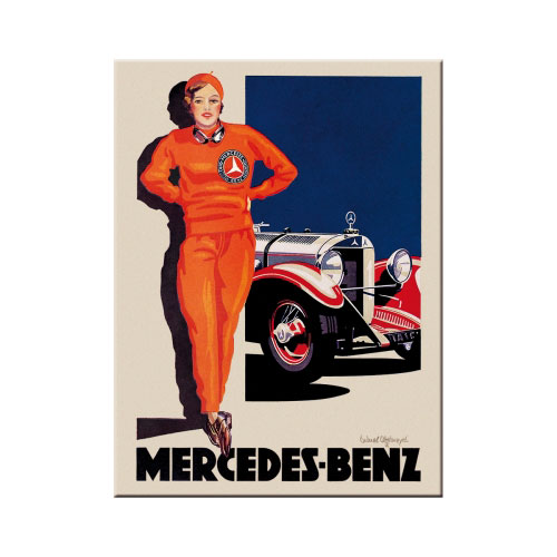 magnet-mercedes-benz-woman-in-red