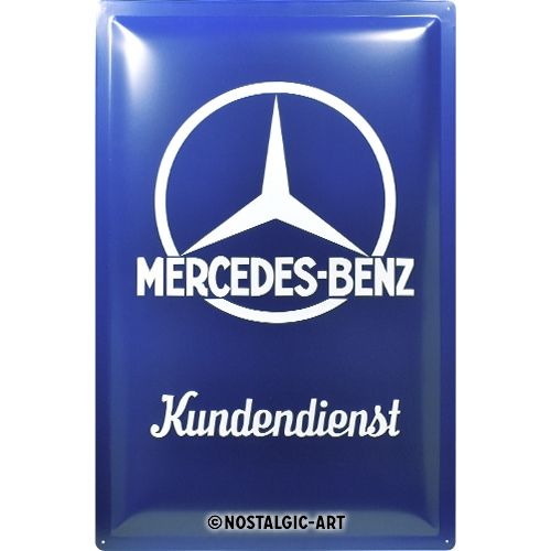 Blechschild 40x60-Mercedes-Benz-Kundendienst