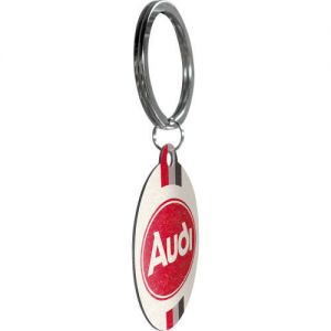 Schlüsselanhänger Audi Logo seite